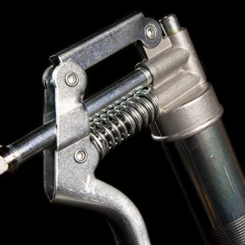 Workforce Mini Grease Gun, for 3 oz. Cartridges, 12 In. Flexible Extension, 4 In. Rigid Extension - L1305 Legacy Manufacturing