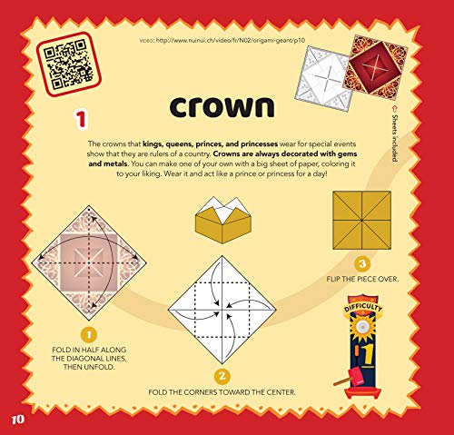 Origami for Kids: 20 Projects to Make Plus 100 Papers to Fold (Happy Fox Books) Fun and Creative Paperfolding Kit with Easy Fold Lines and Instructions for Bunnies, Crabs, Bugs, Dogs and More Happy Fox Books