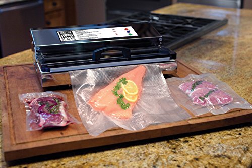 Weston Brands Vacuum Sealer Machine for Food Preservation & Sous Vide, Extra-Wide 5mm Bar for Sealing Bags up to 16" Wide, 935 Watts, Commercial Grade Pro 2300, Stainless Steel (65-0201) Weston