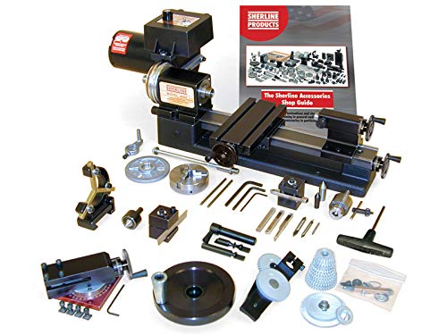 Sherline 4000C INCH Version 8" Lathe + The C Package. (CNC Upgrade not Included but can be Purchase Separately.) Computerized Sherline CNC control (Windows OS)