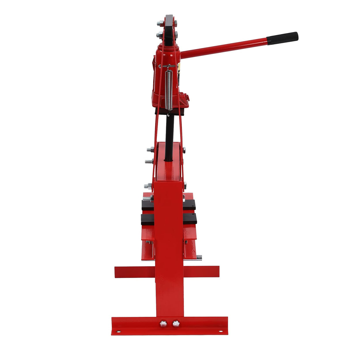 Hydraulic Power Units, 6-Ton Benchtop Hydraulic A-Frame Shop Press with Press Plates, Hydraulic 6 Ton Garage Floor Adjustable Shop Press with Plates, Hydraulic Press, Red, Hydraulic Shop Press SHZICMY
