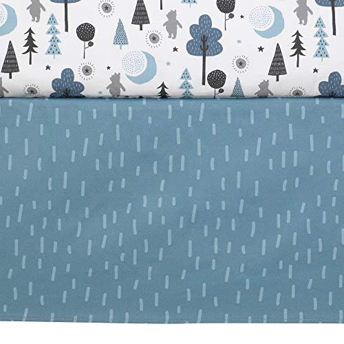 Lambs & Ivy Forever Pooh 3Piece Baby Crib Bedding Set, Blue Lambs & Ivy