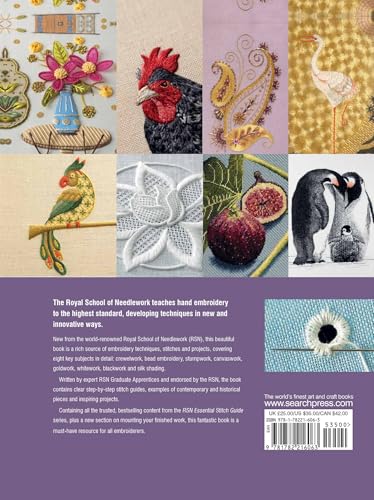 The Royal School of Needlework Book of Embroidery: A Guide To Essential Stitches, Techniques And Projects Search Press