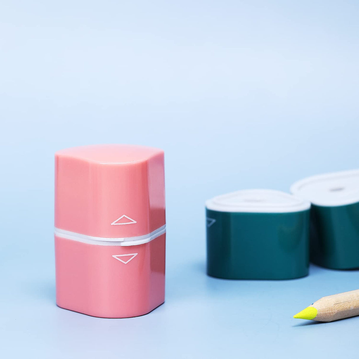 Mr. Pen- Pencil Sharpener for Colored Pencils, 3 Pack, 3 Hole, Pencil Sharpener Manual, Art, Jumbo, Artist, Back to School Supplies Mr. Pen
