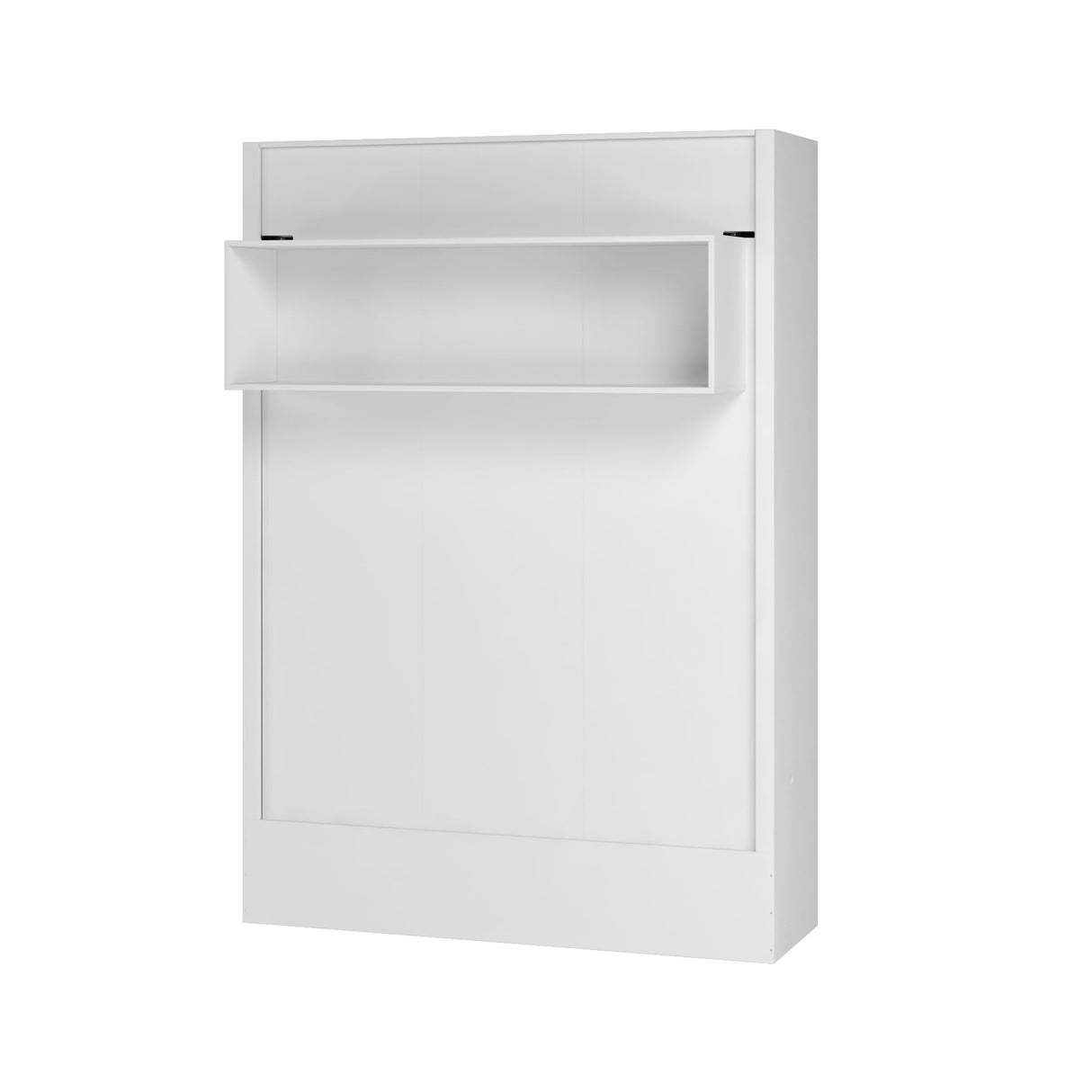 Oakland Living Easy-Lift Full Murphy Wall Bed in White with Shelf Oakland Living