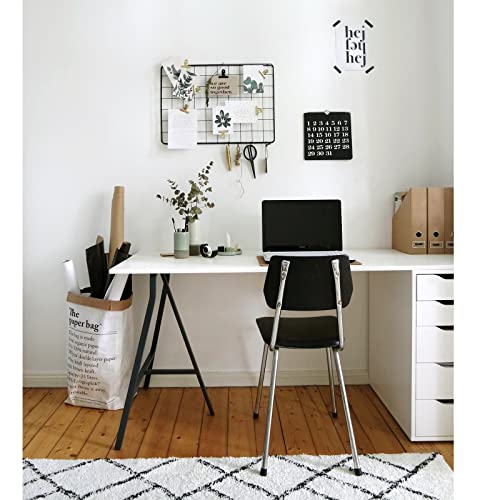 Kaboon White Table Top 23.62" D x 55" W, Solid One-Piece Desktop, Universal Wood Countertop, Reversible Laminate Top, Double Desks, L-Desk DIY, for Home and Commercial Kaboon