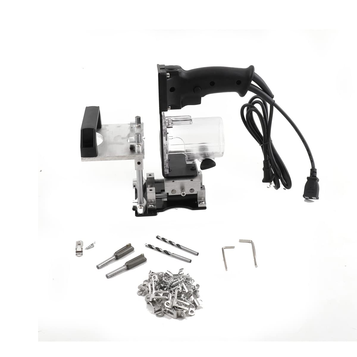 HOTSTORE Mortising Jig 2 in 1 Loose Tenon Joinery System Woodworking Invisible Slotting Bracket Trimming Machine Hole Stand for Woodworking Furniture Splicing HOTSTORE