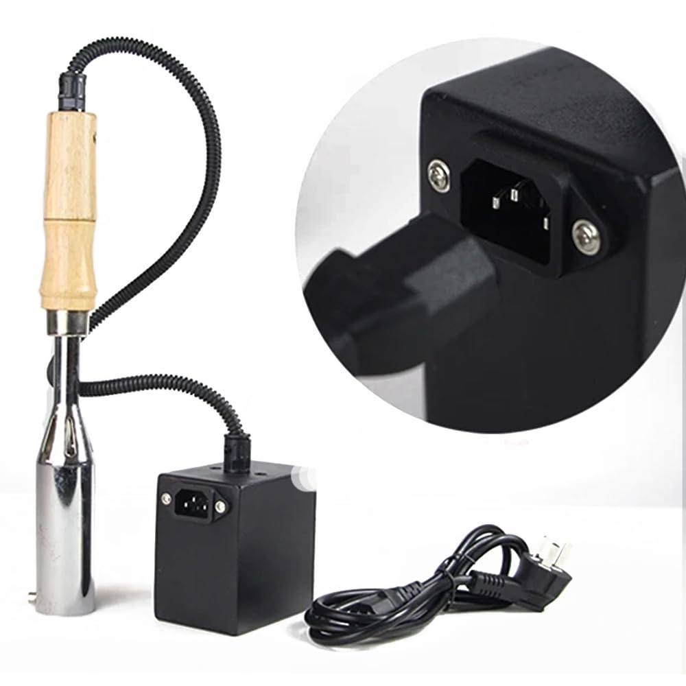 Adjustable Temperature Electric Wood Branding Iron for Custom Stamping on Wood, Leather, and More Arokimi