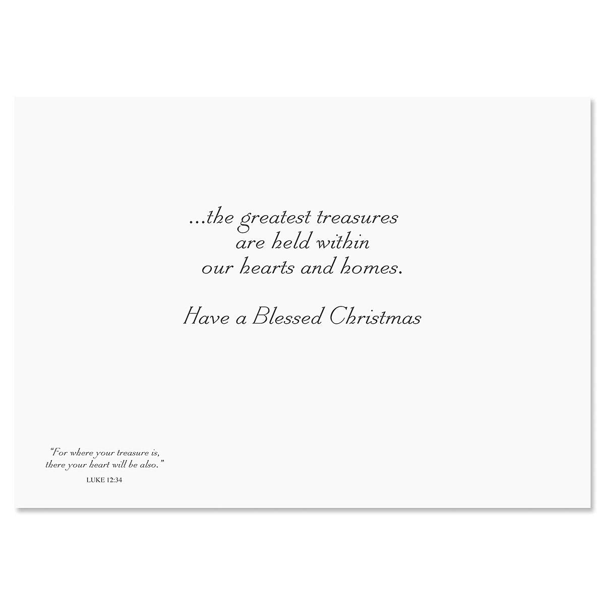 Current Winter Home Christmas Greeting Cards Set - Set of 18 Large 5 x 7-Inch Folded Cards, Themed Religious Holiday Card Value Pack, Envelopes Included Current