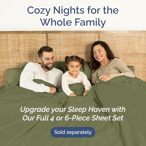 Queen Size Flat Sheet - Hotel Quality Top Flat Bed Sheet Only - Ultra-Soft, Breathable & Cooling - Fade & Wrinkle Free - Easy-Care, Stain & Shrink Resistant Bedding - Easy-Fit & Oeko-Tex - Sage Green CGK Unlimited