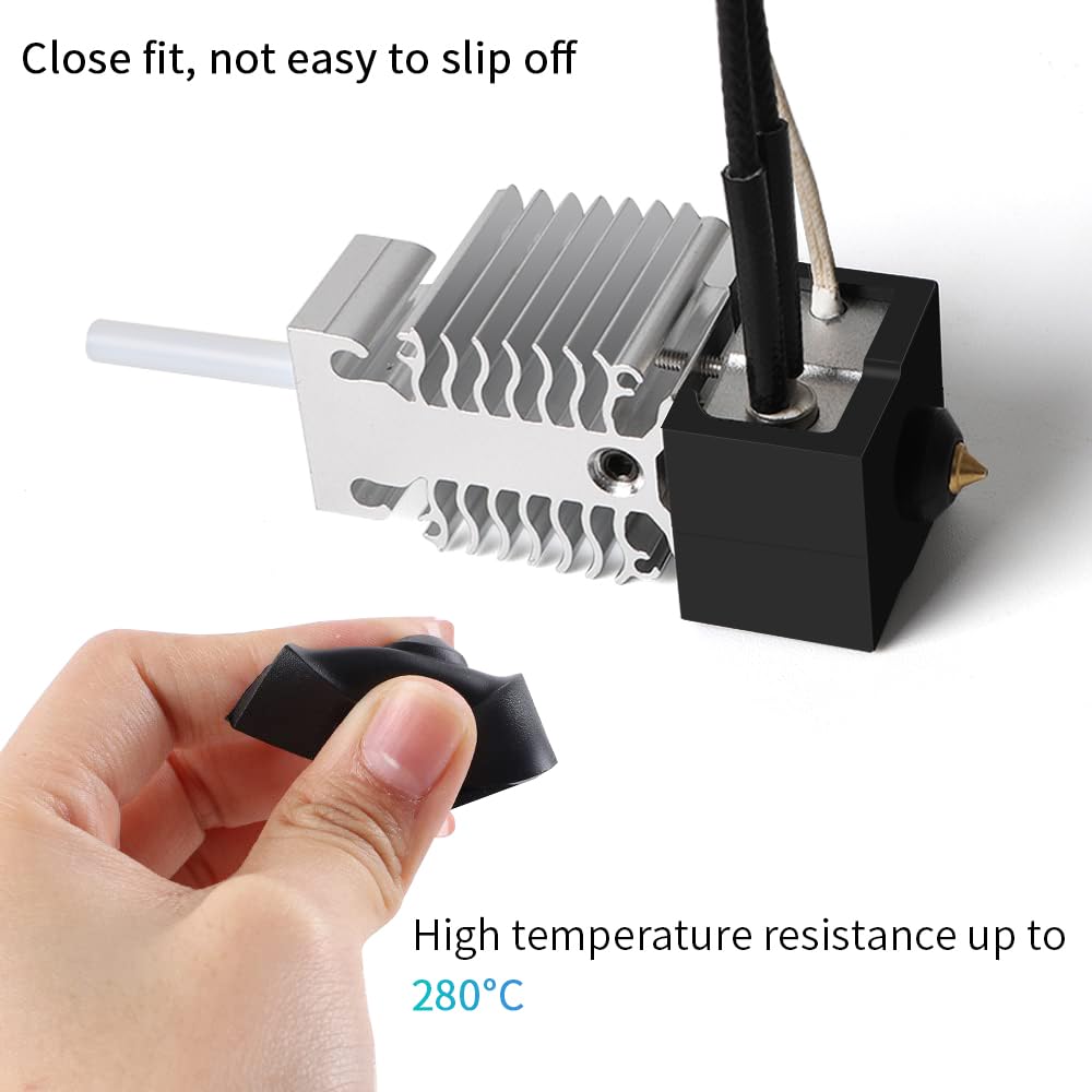 Creality Ender 3 V3 SE Hotend Kit, Original Ender 3 V3 SE Extruder Hotend Heater Block Set Assembled Print Head Kit Heat Resistance 3D Printer Accessories Replacement Kit Creality