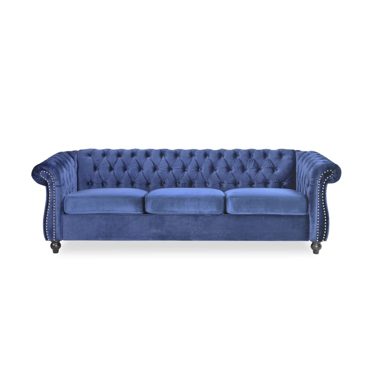 Christopher Knight Hom Norma Sofas, Midnight Blue, Dark Brown Christopher Knight Hom