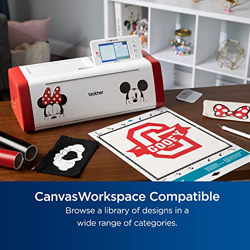 Brother ScanNCut DX SDX230Di Disney Cutting Machine, Includes 152 Built-in Disney Designs for Vinyl, Paper Crafting, and More Brother