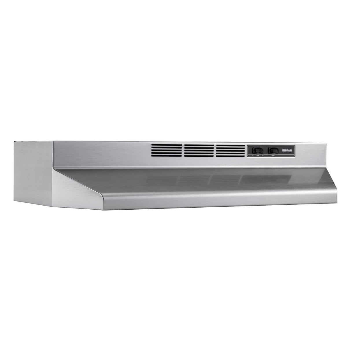 Broan-NuTone 4130SF Fingerprint Resistant Ductless Under-Cabinet Range Hood, 30-Inch, Stainless Finish with Print Guard Broan-NuTone