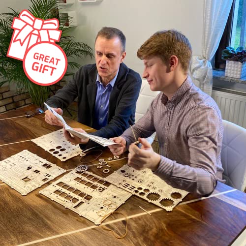 WOODEN.CITY Cruiser 3D Motorcycle Puzzle for Adults - Motorcycle Building Kit Adult - Wooden Model for Adults to Build - Build Your Own Motorcycle Kit - 3D Wooden Puzzle Model Motorcycle Kit to Build WOODEN.CITY