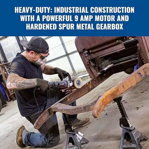 Eastwood Contour SCT Surface Conditioning Tool | Drum Machine Grinder, Sander, Buffer, Polisher Tool | 6 Speed 9 AMP 3700 RPM Motor Power Rotary Eastwood