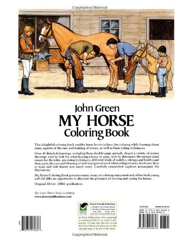 My Horse Coloring Book Dover Publications
