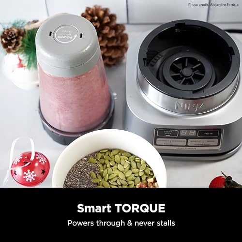 Ninja Blenders for Kitchen | Smoothie Blender, Mixer, Grinder - Premium Blending Performance for Sauces, Frozen Drinks, and More | 1200 Peak Watt Motor | SS101 Foodi Personal Smoothie Maker Ninja