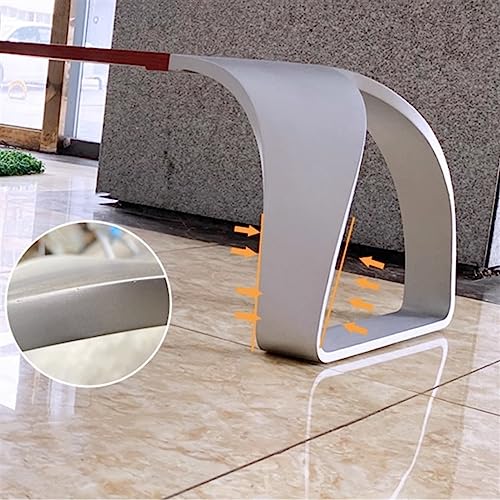 Garden Bench Outdoor Benches Weatherproof Park Bench Backless, Modern Outdoor Stainless Steel Leisure Chairs, Wooden Bench Chairs for Courtyard, Lawn, and Garden Metal Garden Bench(Size:120 * 45.5 * JHKJDS