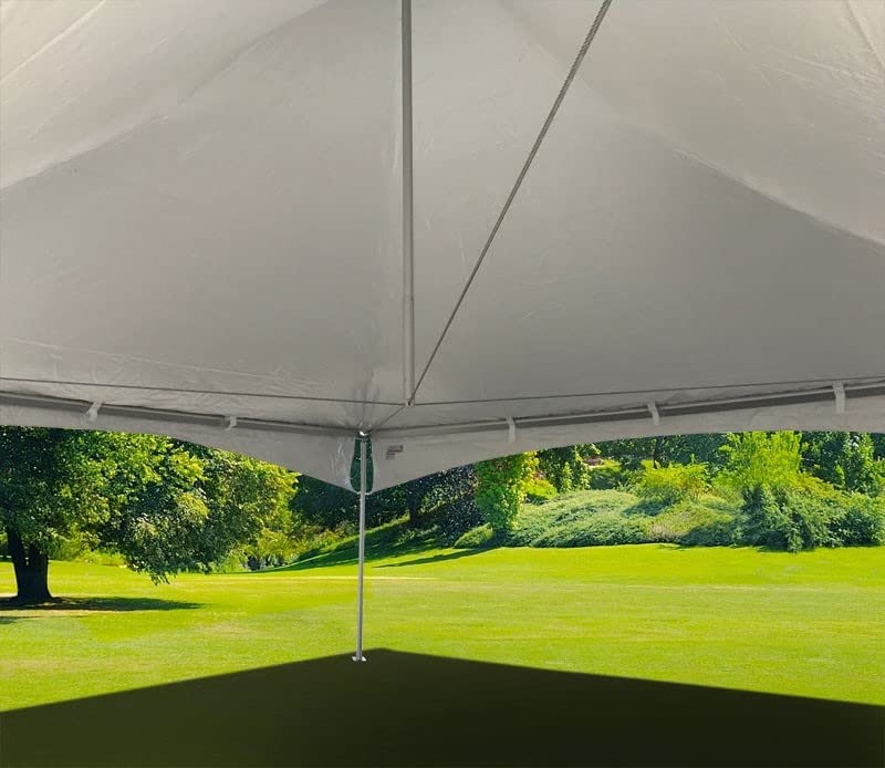 TENTANDTABLE 20-Foot by 40-Foot White High Peak Frame Style Party Tent for Weddings, Graduations, and Events TentandTable
