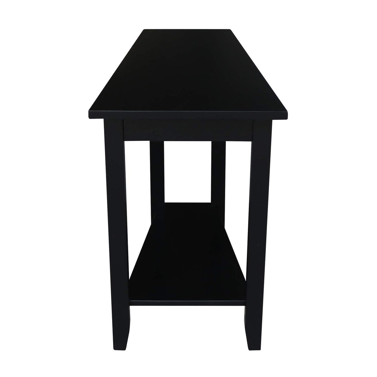 IC International Concepts International Concepts Keystone Accent Table, Black IC International Concepts