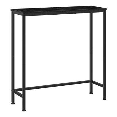 YBING Narrow Console Table Small Entryway Table Thin Table Sofa Side Table Hallway Table for Living Room Foyer Bedroom Corridor Office Black