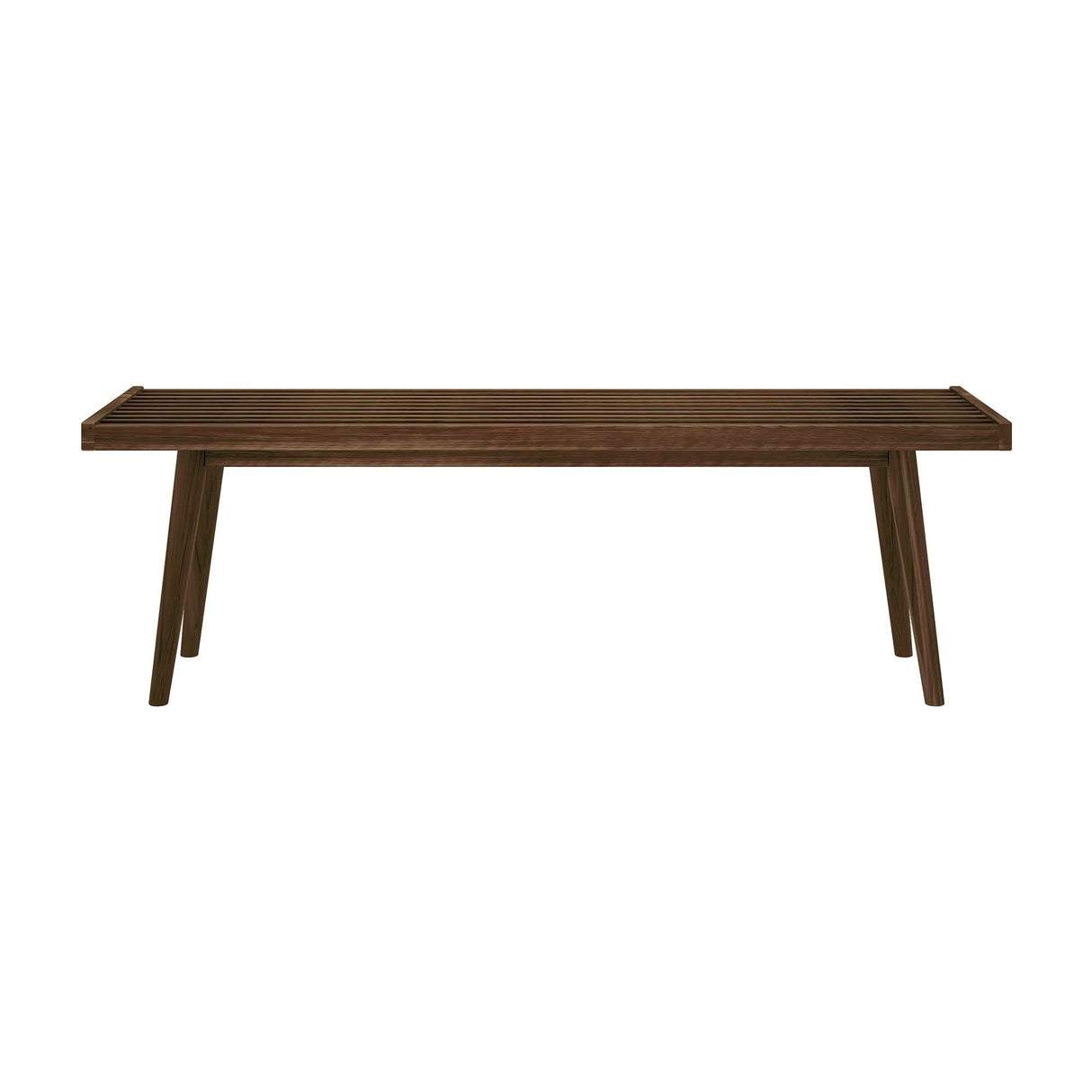 Plank+Beam Entryway Bench, Wooden End of Bed Bench for Bedroom, Mid-Century Modern Square Bench for Hallway, Living Room, Indoor, Porch, 56.25", Plank+Beam