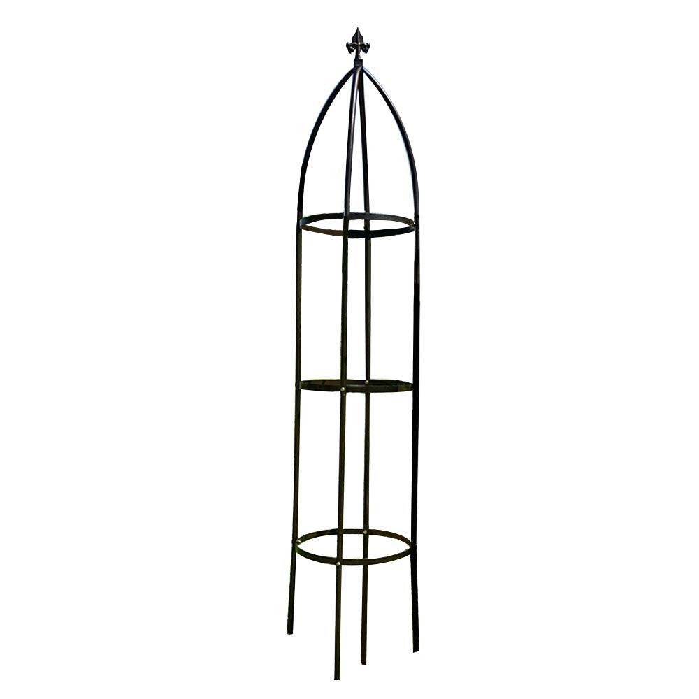 Garden Arch Trellis for Climbing Plants Rose Thicken Metal Wedding Arches Arbor Ceremony Party Outdoor Floral Decor Bronze AngJi