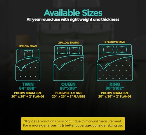 Twin Comforter Set 2 Piece Sage Green by Utopia Bedding, Comforters Twin Size, Bedding Comforters Sets, Down Alternative Soft Bed Set, 1 Comforter (64 x 88 inches) 1 Pillow Shams (20 x 26 inches) Utopia Bedding