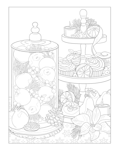 Creative Haven Happiness Is Homegrown: Fabulous Fruits & Vegetables Coloring Book; Produce from the Garden! (Adult Coloring Books: Food & Drink) Dover Publications
