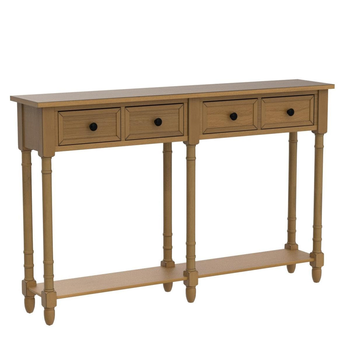 Merax Wood Farmhouse Entry Table for Hallways Entryway Front Door Old Pine Merax
