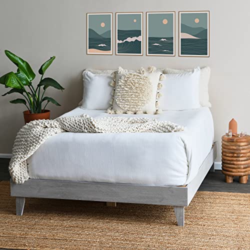 Creative Co-Op Dossier Vintage-Inspired Solid Wood Flat top for use, Natural Finish Stool/End Table Creative Co-Op