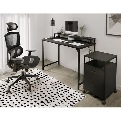 Realspace® Radano Mesh High-Back Executive Office Chair, Black, BIFMA Compliant Realspace