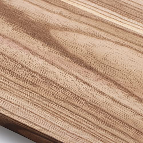 Floating Shelves, 24 Inch Wall Shelf Set of 2, Rustic Wood Shelves for Wall Storage, Wall Mounted Wooden Display Shelf for Bathroom Bedroom Kitchen, Carbonized Black Marsmiles