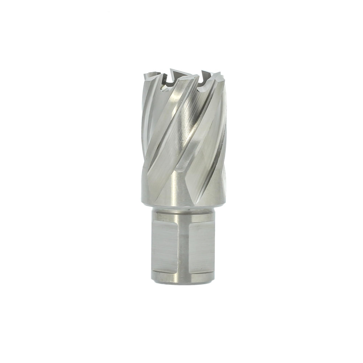 CORTOOL Annular Cutters 1/2 Cutting Diameter 3/4 Inch Weldon Shank Two-Flat, 1 Cutting Depth Inch HSS M2 Slugger Bits for Mag Drill Press with Pilot Pin Cortool