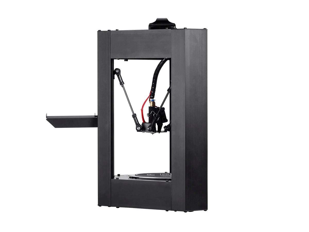 Monoprice Mini Delta v2 3D Printer (110 x 120mm) Heated Build Plate, PoloPrint Pro Wi-Fi, Auto Resume, Advanced Gcode Auto Leveling, Open Source, Works with PLA & ABS Monoprice
