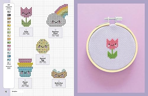Cute Kawaii Cross Stitch: Over 400 super adorable patterns David & Charles