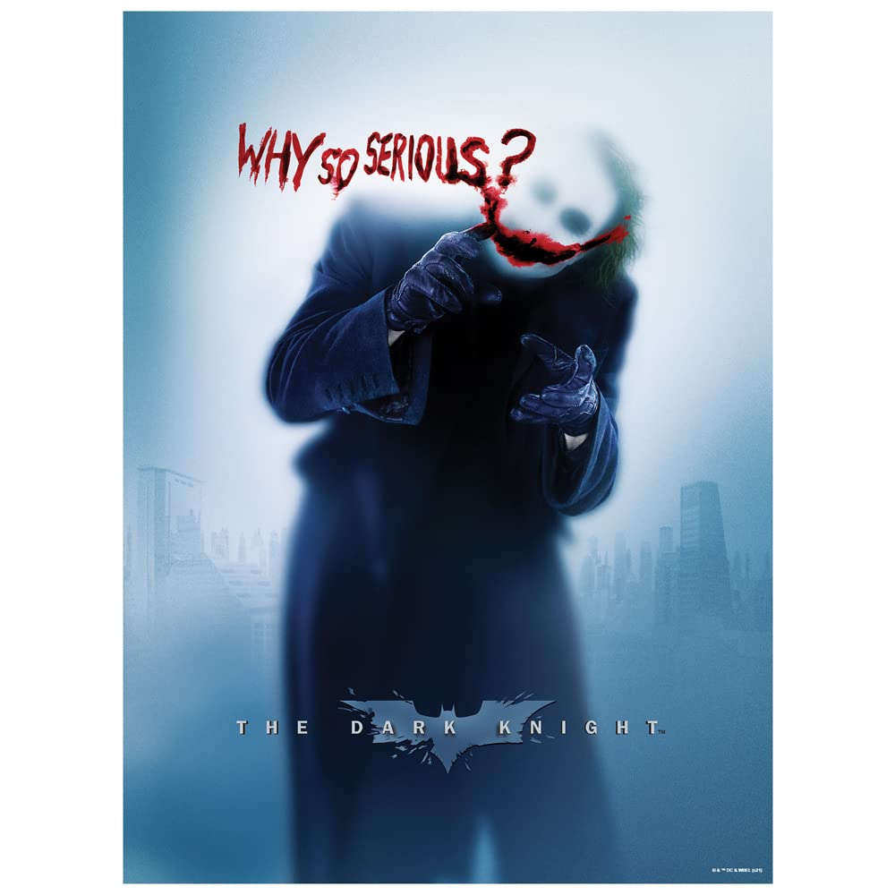 The Dark Knight Joker Poster 500 Piece Jigsaw Puzzle for Adults, 16" L X 21.5" W GRAPHICS & MORE