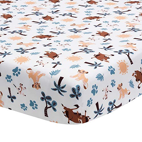 Lambs & Ivy (LAMCR) Lion King Adventure 3-Piece Mini Crib Bedding Set, Blue (790020) Lambs & Ivy