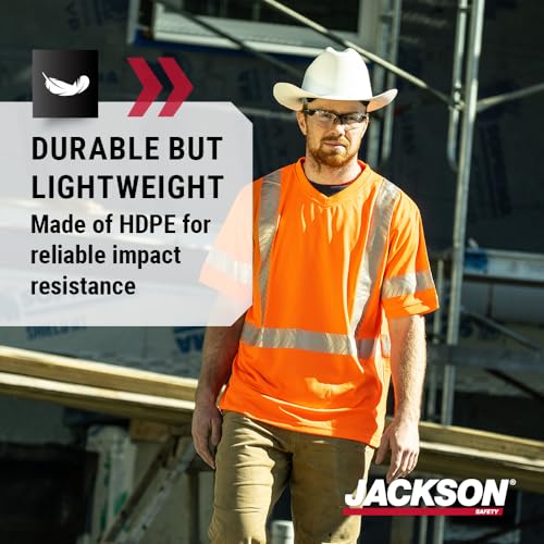 Jackson Safety Cowboy Hard Hat - Western Outlaw Style Construction Helmet with Full Brim Sun Shade - ANSI Z89.1 & OSHA Compliant - (Multiple Colors) JACKSON SAFETY