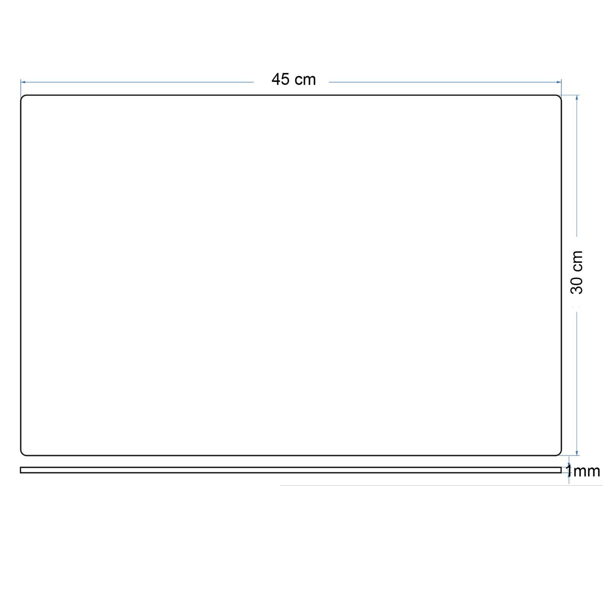 Lesencen Metal Photo Signs Sublimation Blanks 12X18X0.04 Inch Double Sides Printable Aluminum Wall Plaques Pack of 4PCS 30X45X1MM lesencen