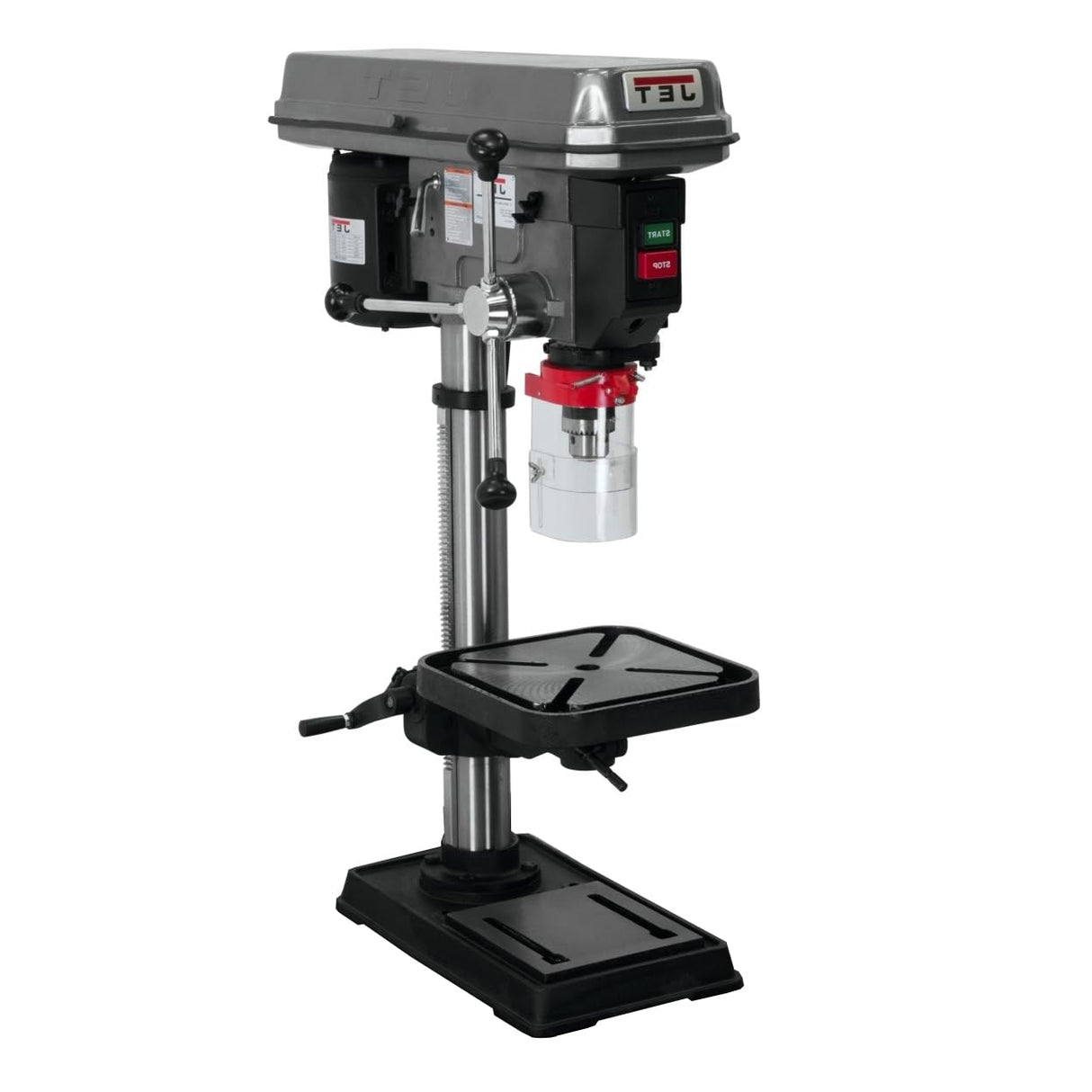 JET 15-Inch Benchtop Step Pulley Drill Press, 3/4 HP, 1Ph 115V (J-2530) Jet