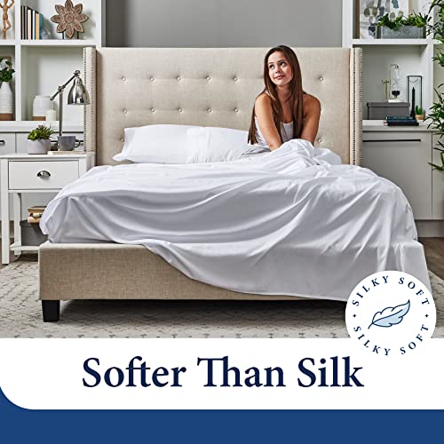 Cosy House Collection Everyday 1500 Series Bed Sheet Set - Ultra Soft & Cool Hotel Luxury Bedding - Deep Pocket - Wrinkle, Stain and Fade Resistant - 3 Piece Set (Twin XL, Moss Green) Cosy House Collection