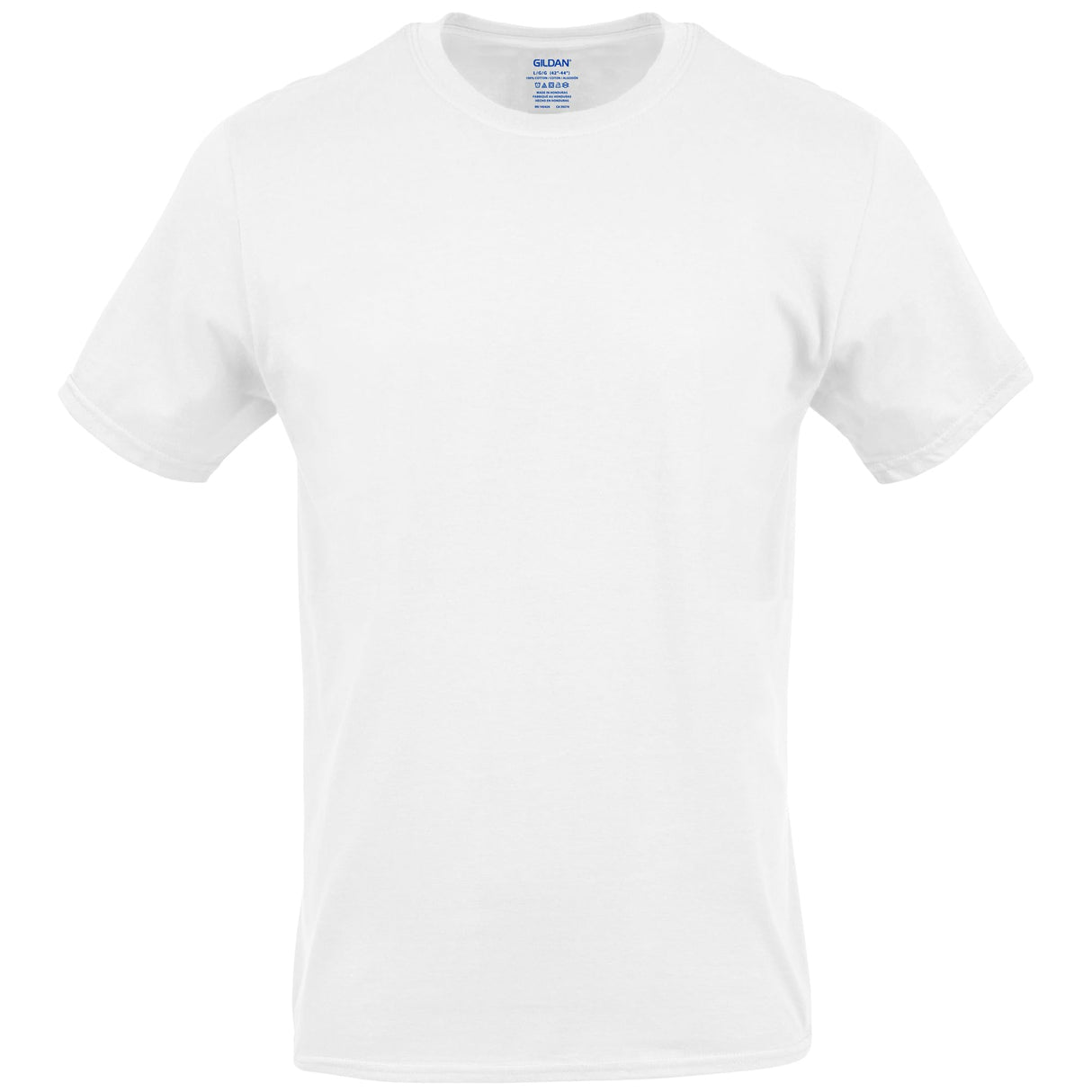 Gildan Men's Crew T-Shirts, Multipack, Style G1100, White (6-Pack), Large Gildan