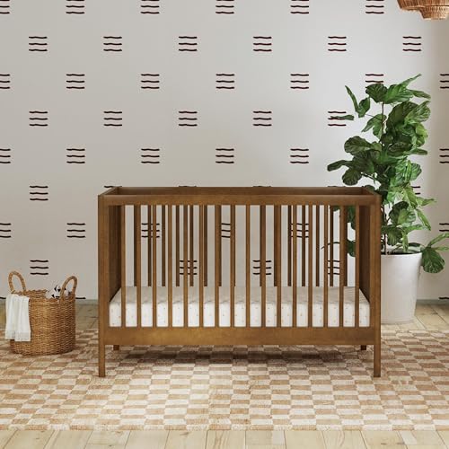 DaVinci, Birdie 3-in-1 Convertible Crib, Walnut, Easy Assemble, Greenguard Gold Certified DaVinci