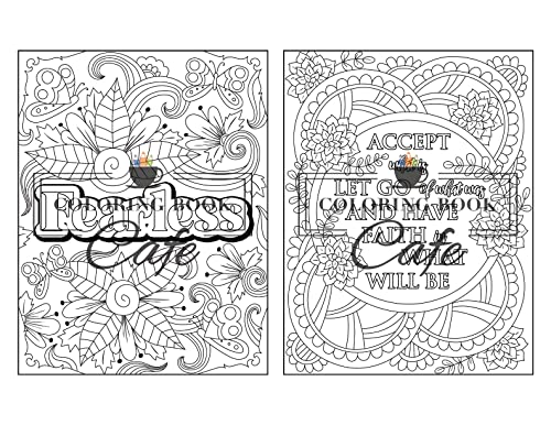 100 Inspirational Quotes Coloring Book for Adults: 100 Motivational Quotes, Positive Affirmations and Inspirational Phrases for Stress Relief and Relaxation WoodArtSupply