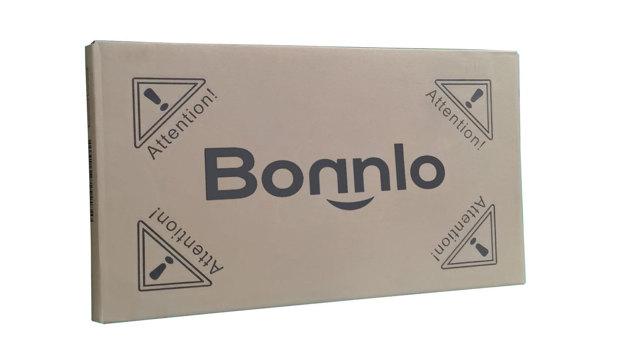 Bonnlo Bathroom Cabinet Wall Mount Mirrored Medicine Cabinet Storage Organizer with Single Door and 2 Adjustable Shelves White Bonnlo