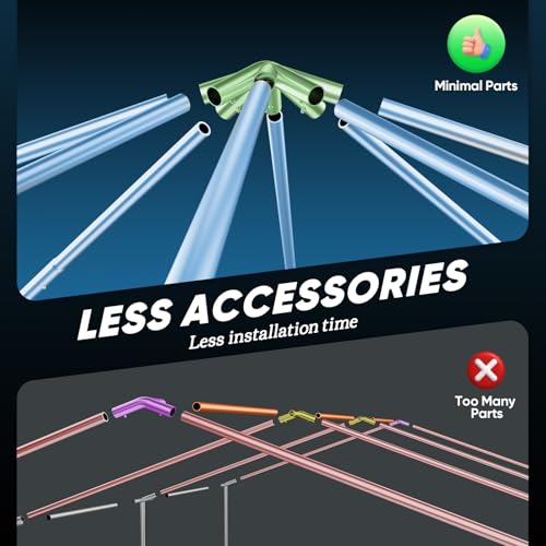 Quictent 20x40 Party Tent Heavy Duty West Coast Frame Tent Outdoor White Commercial Gazebo Rental Wedding Canopy (with Sides) Quictent