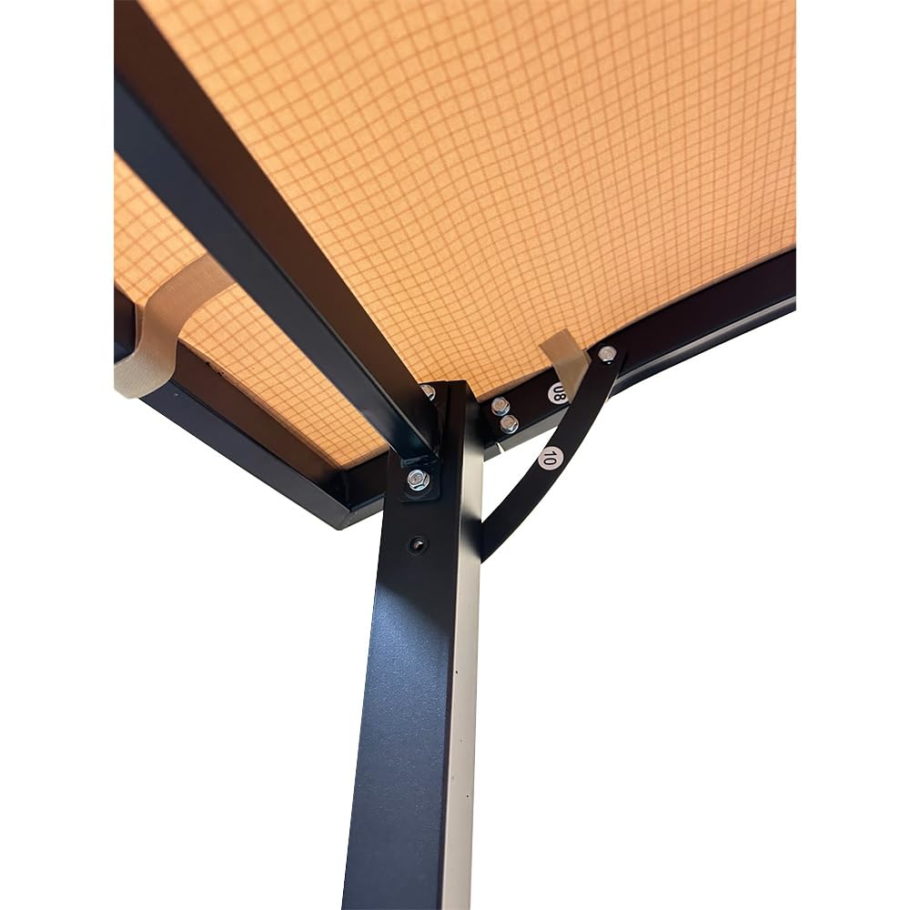 Garden Winds Custom Fit Replacement Canopy Top Cover Compatible with The Cobana Ca-Gz-N01/N02/N03/N09 8' x 4.6' Grill Gazebo - Upgraded Performance RIPLOCK 350 Fabric Garden Winds