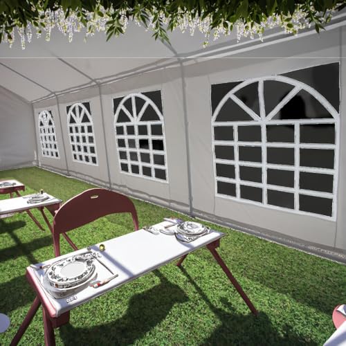 20x30ft Heavy Duty Party Tent Wedding Tent Carport Gazebo Large Tent Event Tent Outdoor Party Gathering Tent, Outdoor Commercial Event Ground hilivesondoor